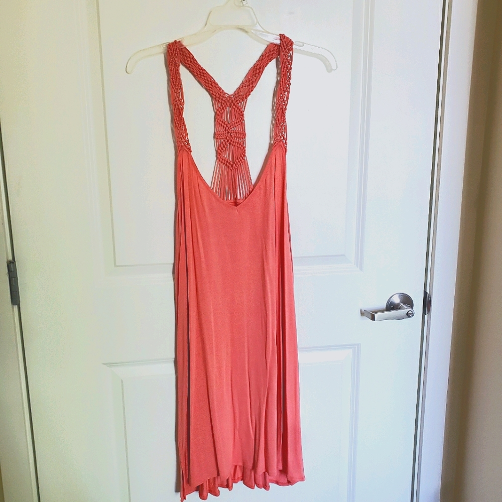 Billabong Macrame Crochet Sun Dress